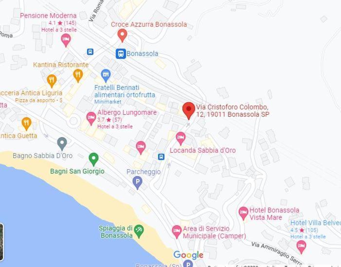 La Porta Delle 5 Terre Trilocali Apartman Bonassola Kültér fotó
